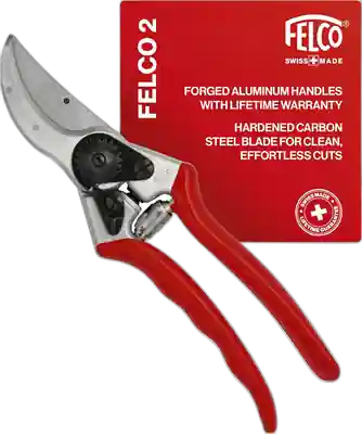 Felco F2 Pruning Shears – 9.25" Swiss-Made Garden