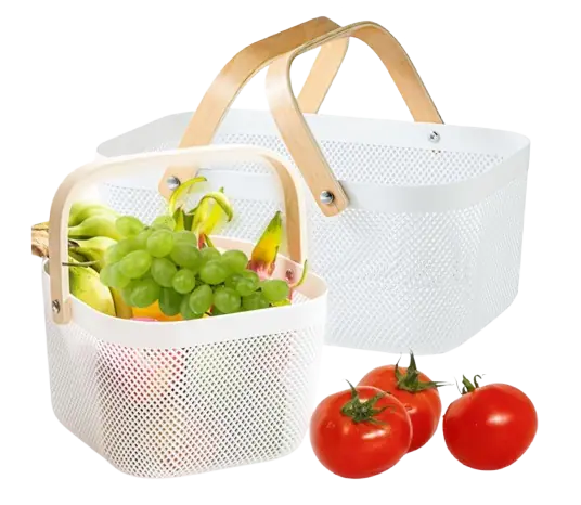 Nexboraque 2 Pack Plastic Mesh Garden Harvest