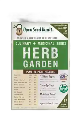 Open Seed Vault | 4,000 Heirloom Seeds | 12