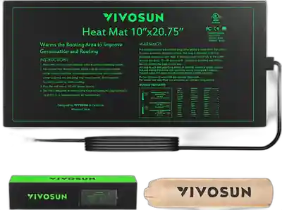 VIVOSUN Durable Waterproof Seedling Heat Mat 10"