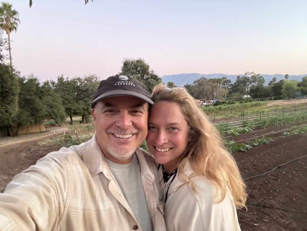 Paul and Nicole, founders of The Bright Garden