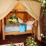 Outdoor bedroom gazebo