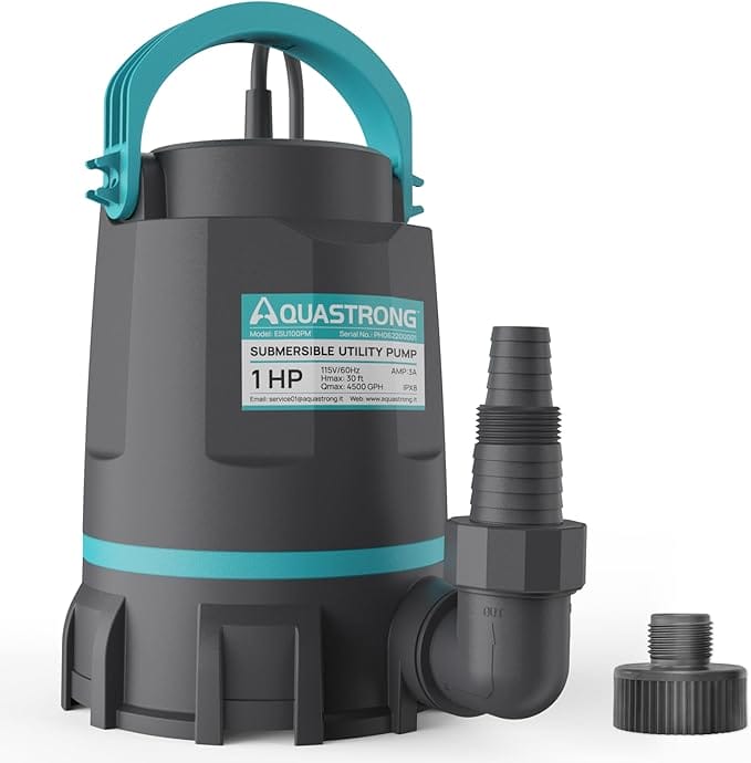 Aquastrong 4500 GPH pond pump