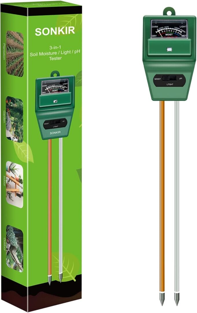 pH and TDS EC water testing meters for hydroponics