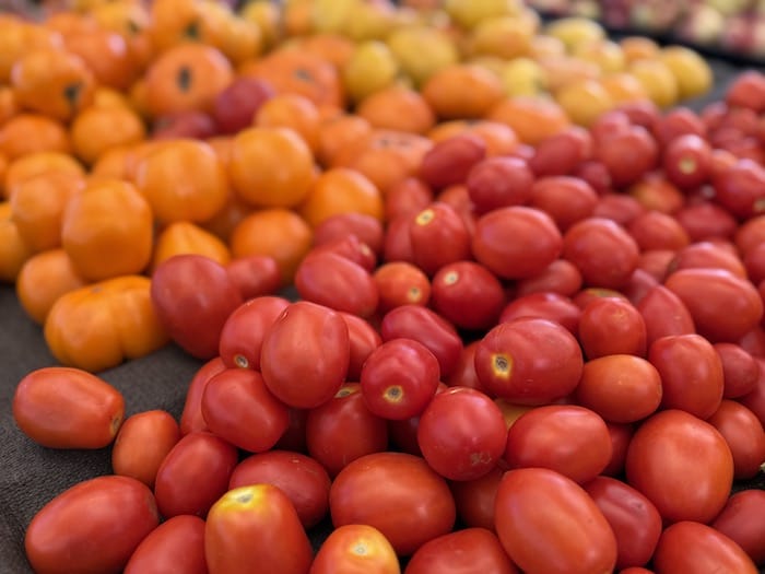 roma and heirloom tomatoes