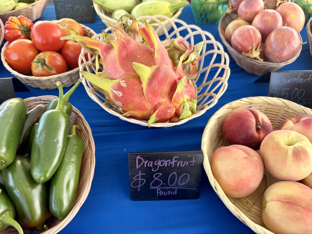 dragon fruit and more veggies