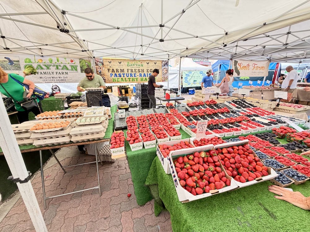 spring fruit and vegetables