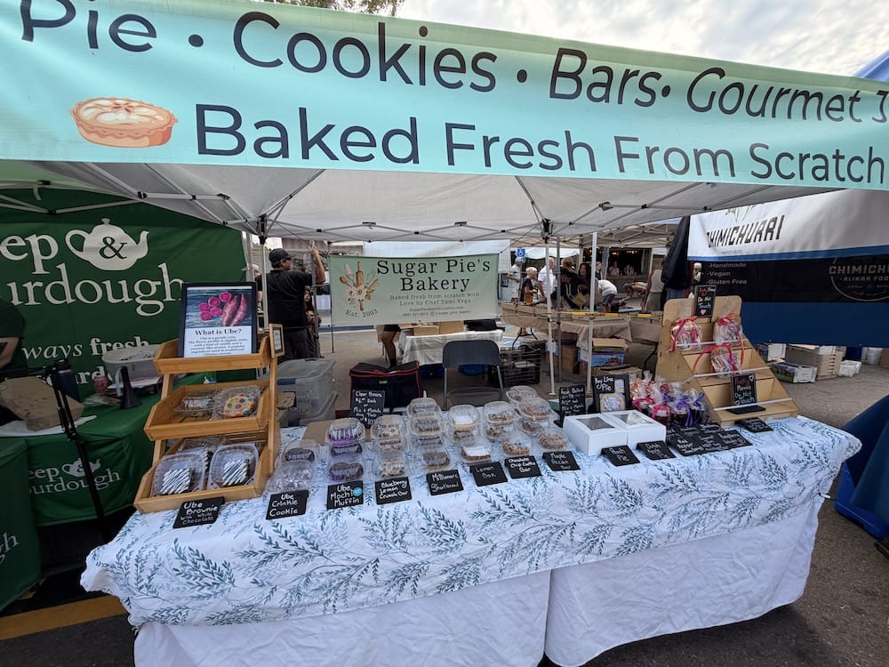 cookies at farmers market