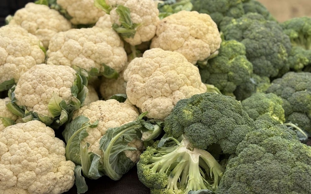 farmers market vegetables